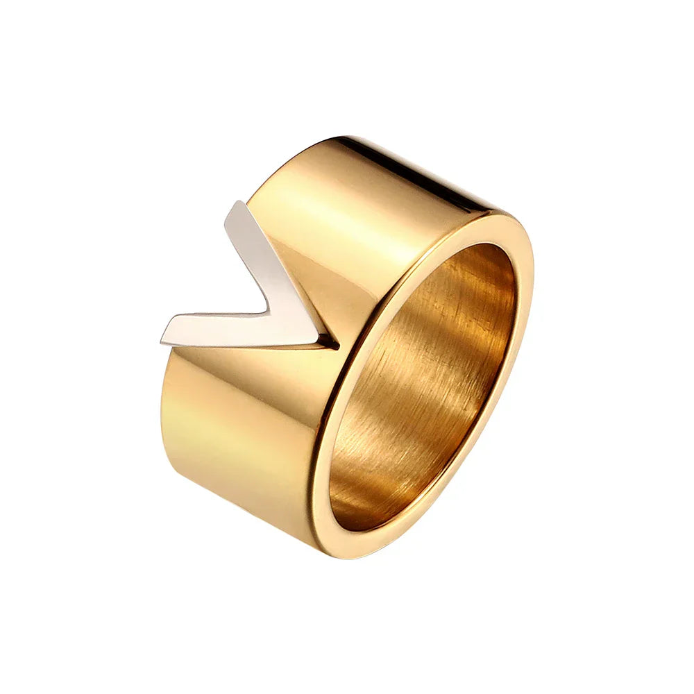 Ensemble Vivace: Bracelet + Bague (Plaqué Or)