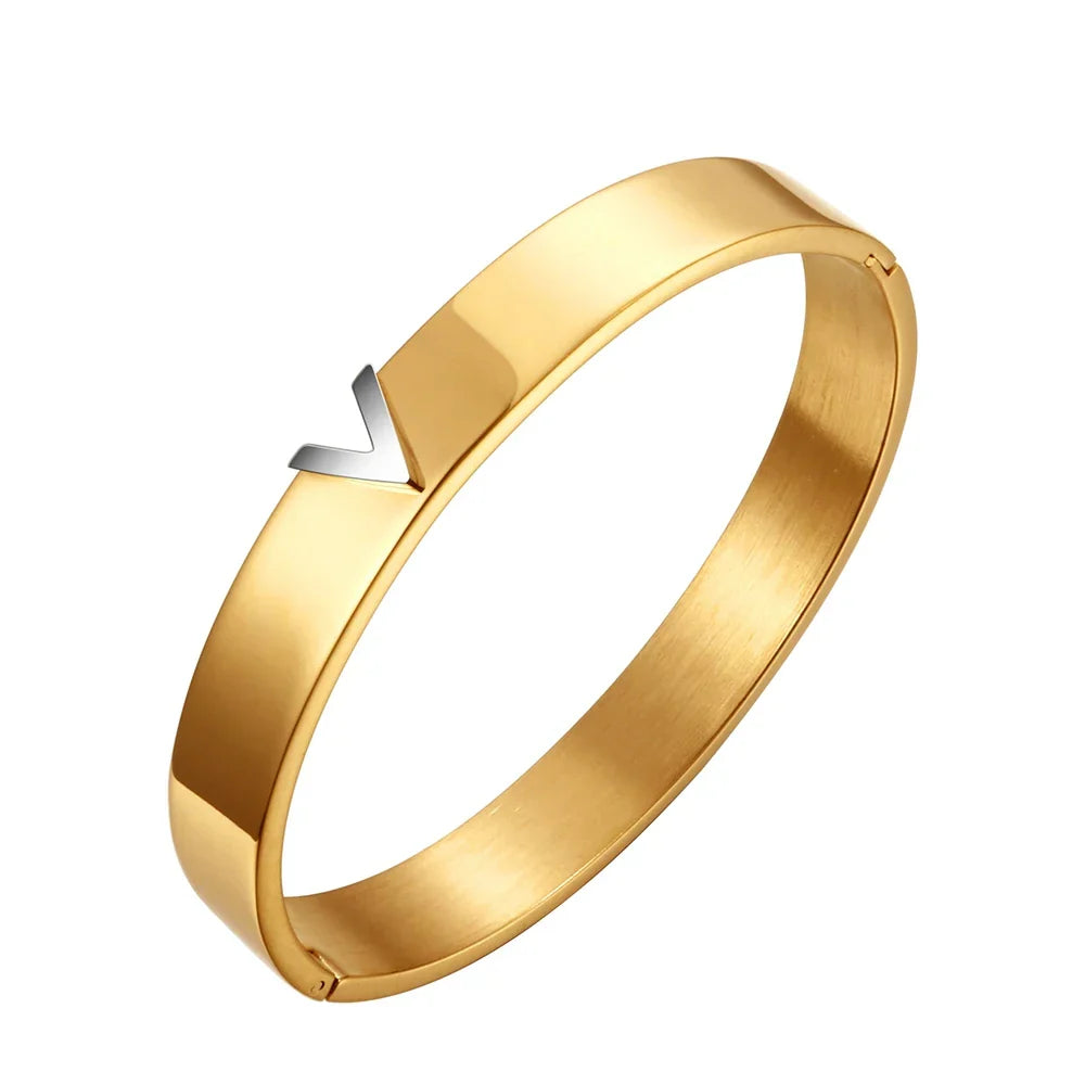 Ensemble Vivace: Bracelet + Bague (Plaqué Or)