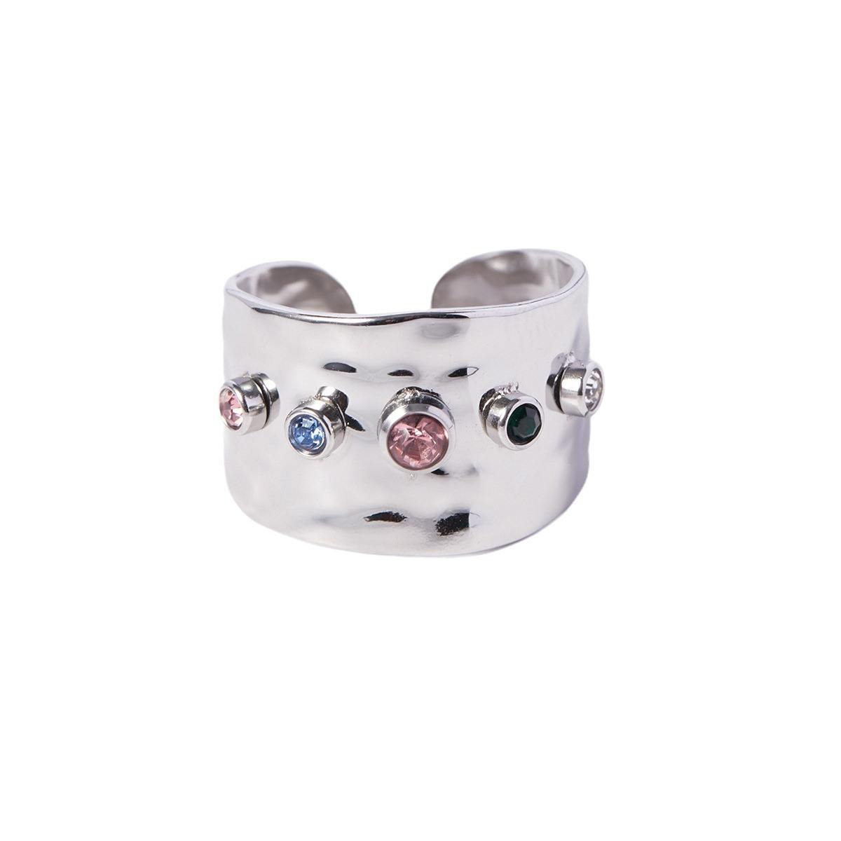 Bague Queen Texture Martelée (Plaqué Or)