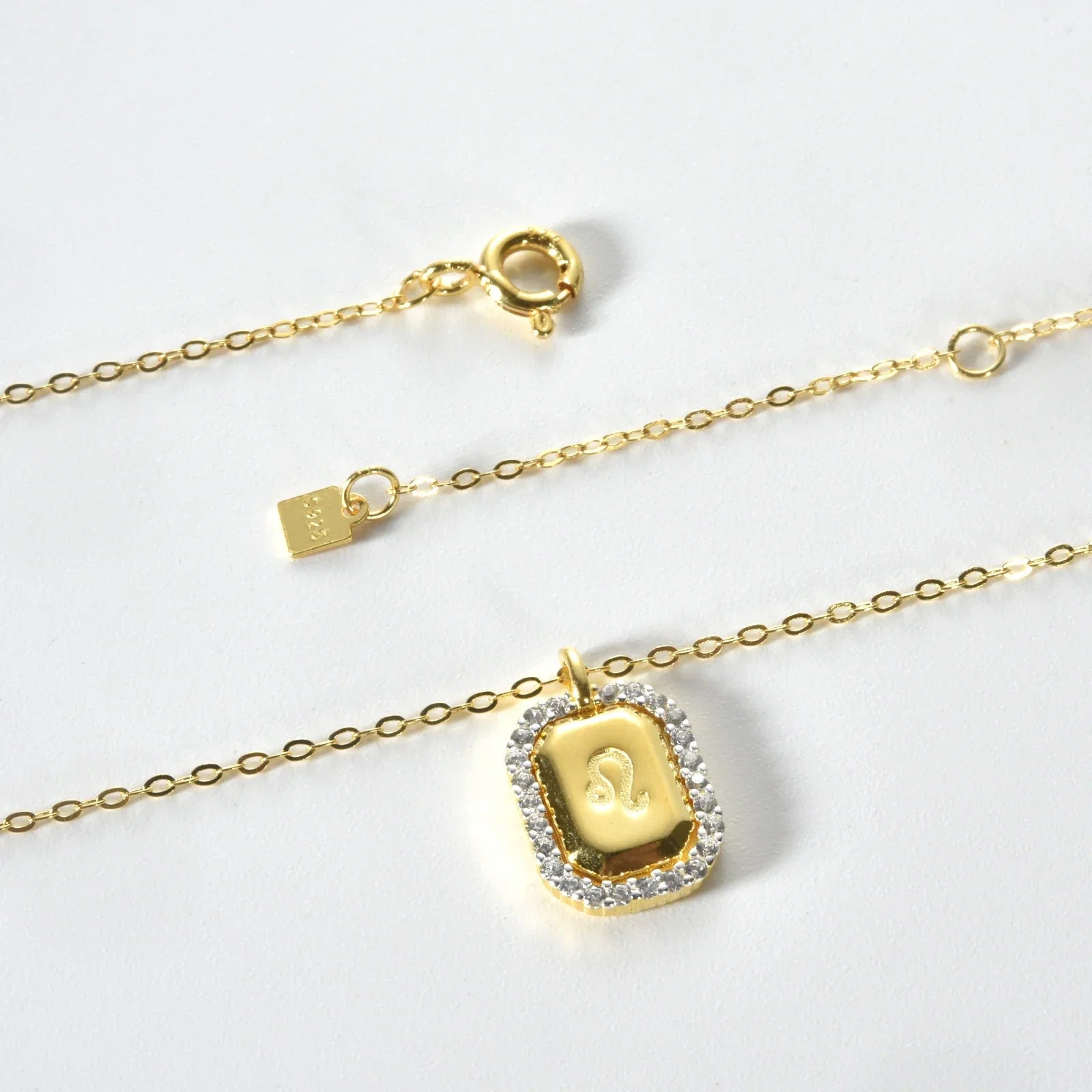 Collier 12 Signes du Zodiaque Zirconia (Plaqué Or)