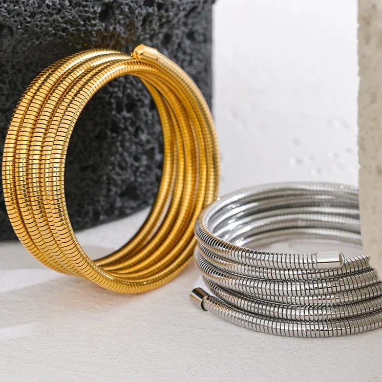 Bracelet Chianti Spirale (Plaqué Or)