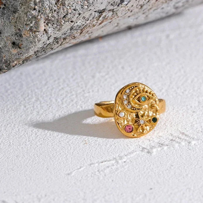 Bague Marseille Zirconia (Plaqué Or)