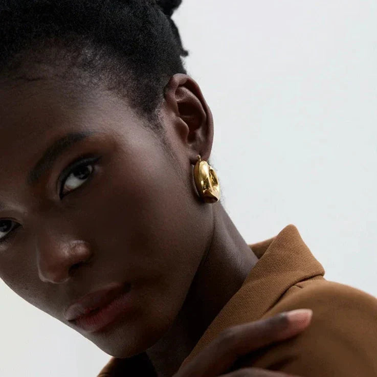 Boucle d'oreille Aro Bold (Plaqué Or 18 carats)