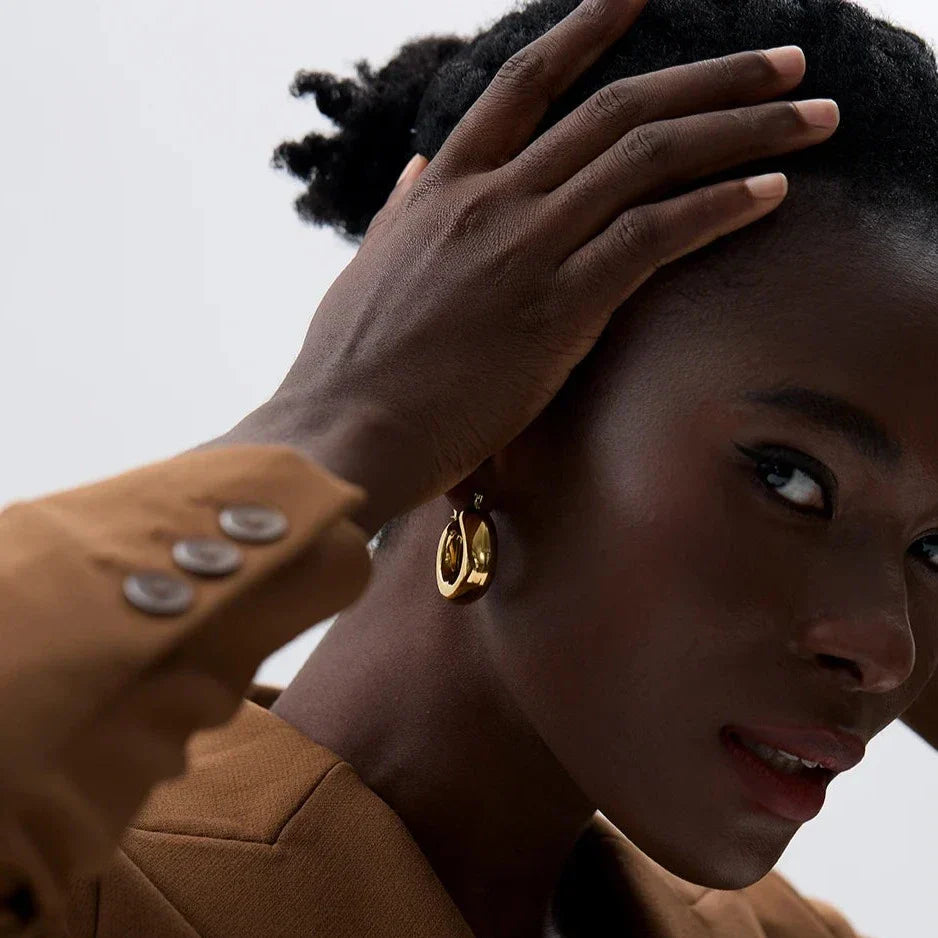 Boucle d'oreille Aro Bold (Plaqué Or 18 carats)