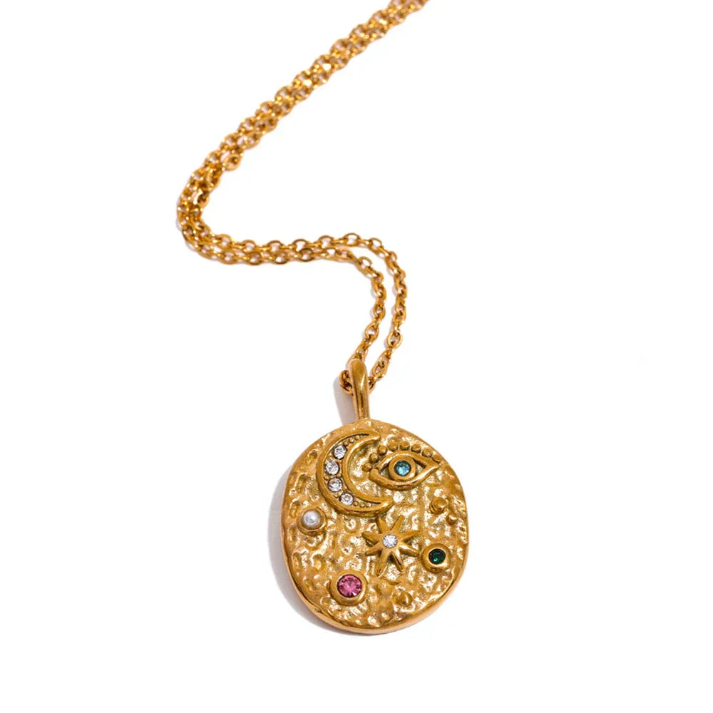 Ensemble Marseille: Collier + Bague (Plaqué Or)