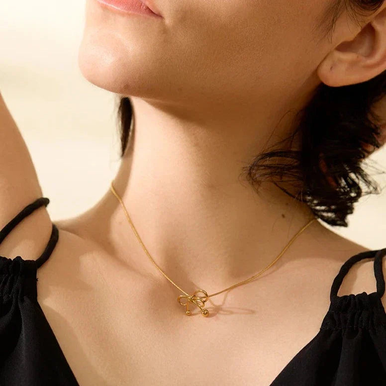 Collier Lazo (Plaqué Or)