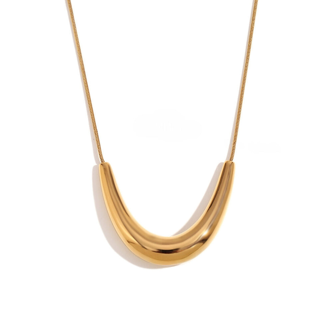 Collier Smile Choker Queue de Ratón (Plaqué Or)