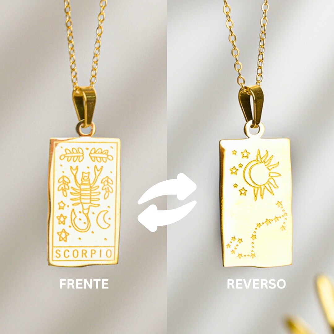 Collection Zodiaque - Colliers avec Pendentifs des Signes du Zodiaque (Plaqué Or)