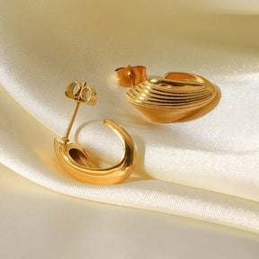 Boucles d'oreilles en Aro Rafaella (Plaqué Or)