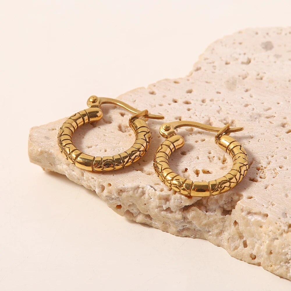 Boucles d'oreilles en Aro Puglia (Plaqué Or)