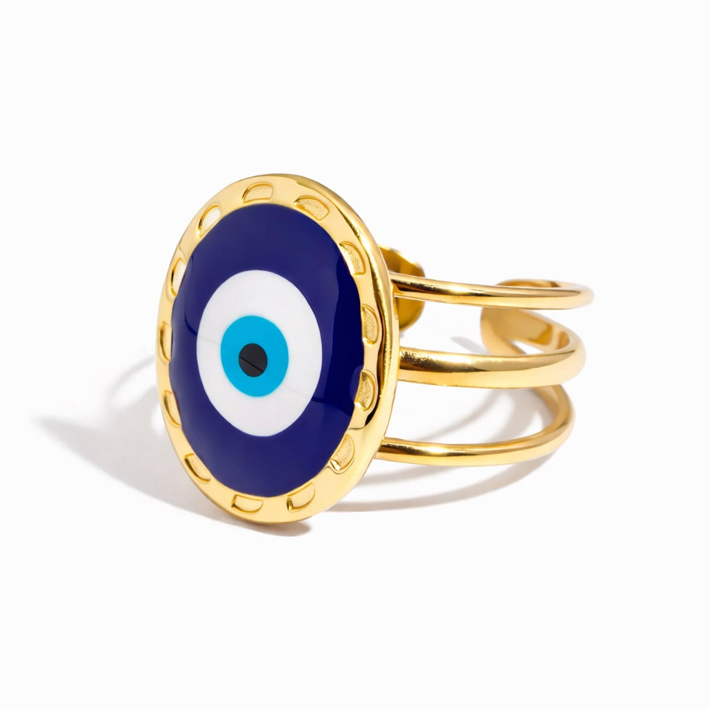 Evil Eye Amulet Ring