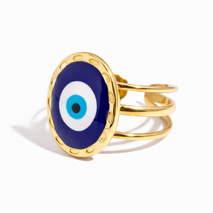 Evil Eye Amulet Ring