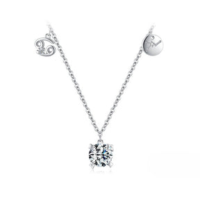 Collection Signes - Colliers avec Pendentifs et Pierres des Constellations (Argent 925)