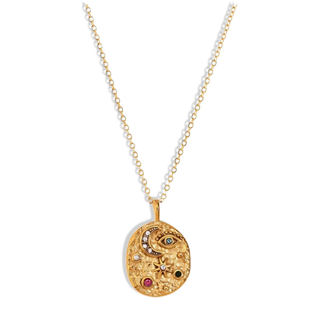Collier Marseille Zircon (Plaqué Or)
