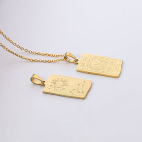 Collection Zodiaque - Colliers avec Pendentifs des Signes du Zodiaque (Plaqué Or)
