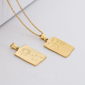 Collection Zodiaque - Colliers avec Pendentifs des Signes du Zodiaque (Plaqué Or)