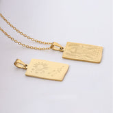 Collection Zodiaque - Colliers avec Pendentifs des Signes du Zodiaque (Plaqué Or)