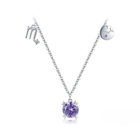 Collection Signes - Colliers avec Pendentifs et Pierres des Constellations (Argent 925)