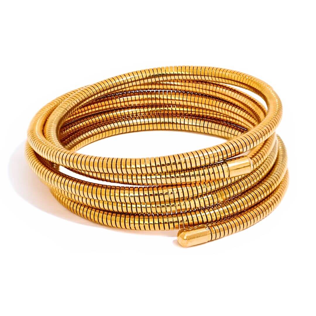 Bracelet Chianti Spirale (Plaqué Or)