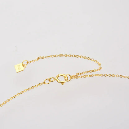 Collier Main de Fatima Hamsa avec Zircon (Plaqué Or)