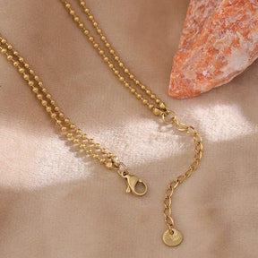 Mix Collier Couches Giulia Zirconia (Plaqué Or)