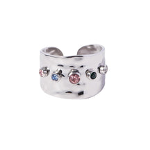 Bague Queen Texture Martelée (Plaqué Or)