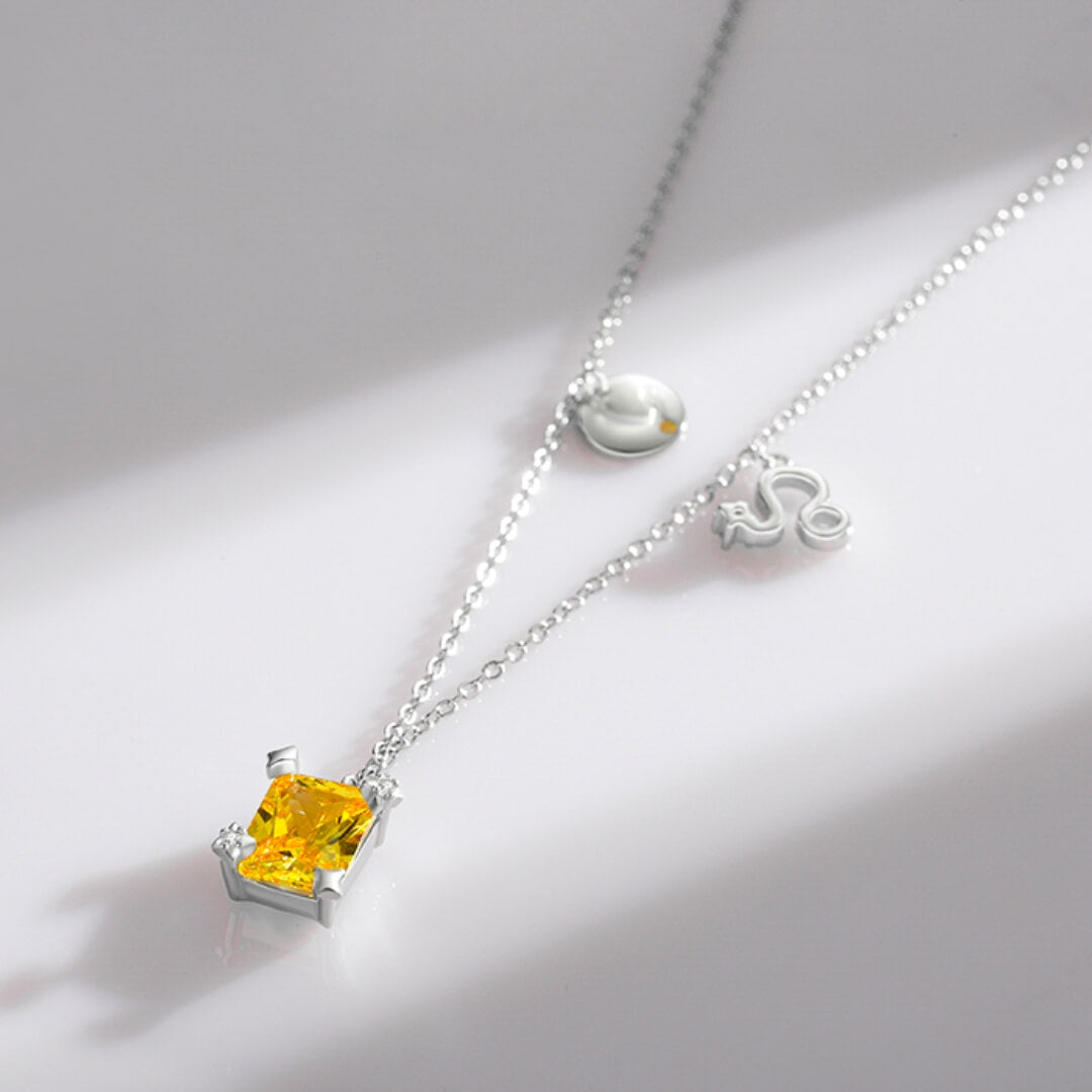 Collection Signes - Colliers avec Pendentifs et Pierres des Constellations (Argent 925)