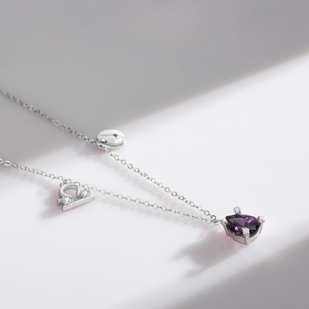 Collection Signes - Colliers avec Pendentifs et Pierres des Constellations (Argent 925)