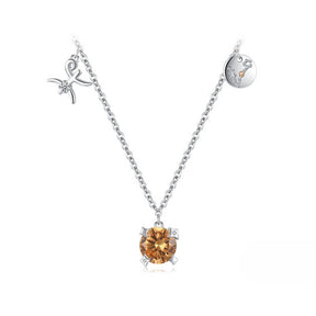 Collection Signes - Colliers avec Pendentifs et Pierres des Constellations (Argent 925)