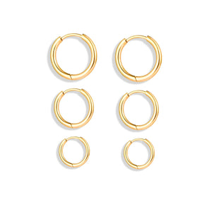 Trio Hoop Earrings