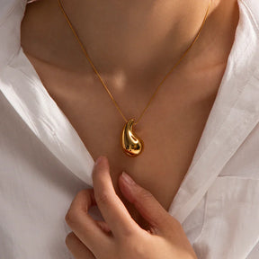 Collier Goutte Hailey (Plaqué en Or)