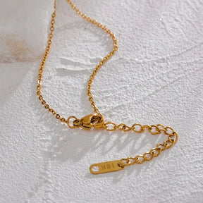 Collier Marseille Zircon (Plaqué Or)