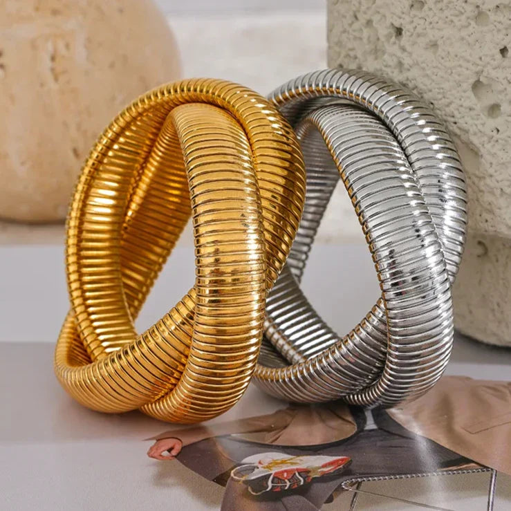 Bracelet Stravaganza Maille (Plaqué Or)