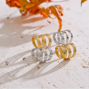 Boucles d'Oreilles Earcuff Camille (Plaqué Or)