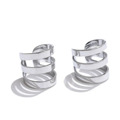 Boucles d'Oreilles Earcuff Camille (Plaqué Or)