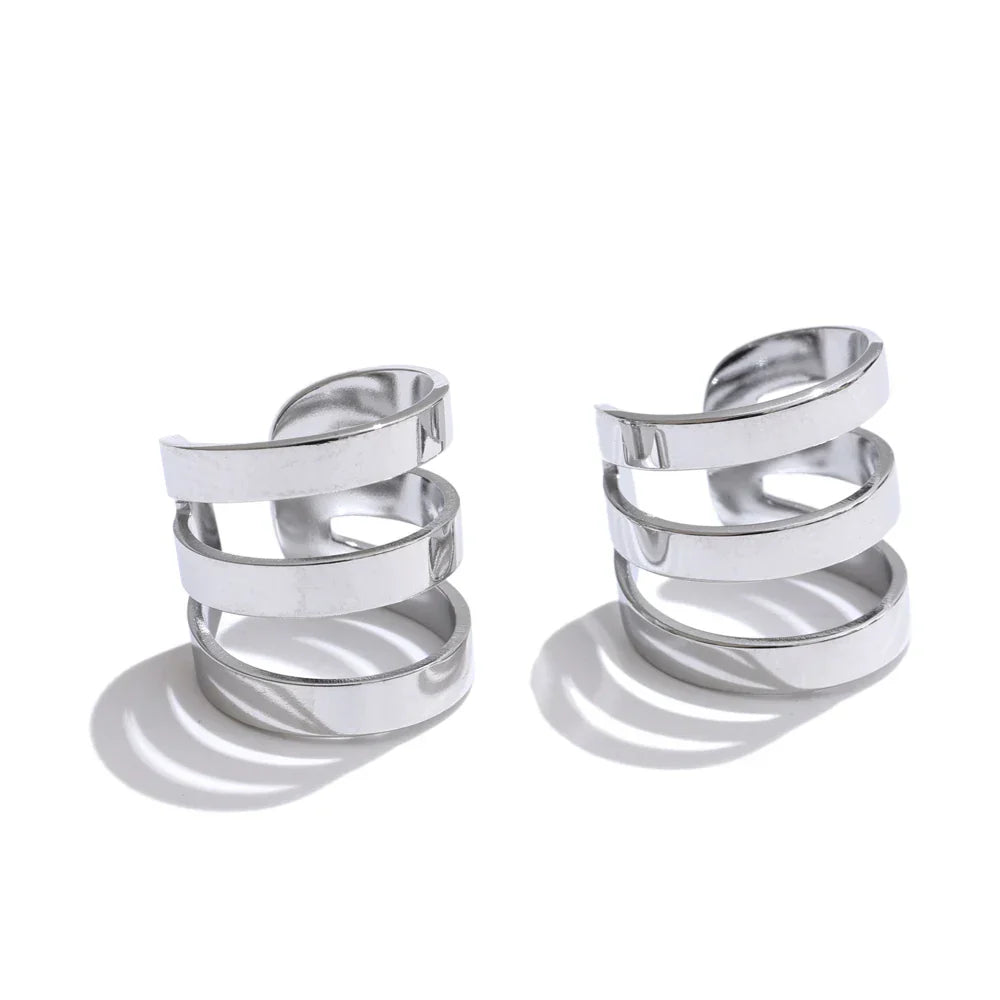 Boucles d'Oreilles Earcuff Camille (Plaqué Or)