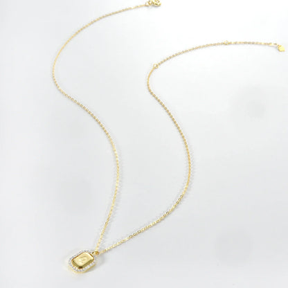Collier 12 Signes du Zodiaque Zirconia (Plaqué Or)