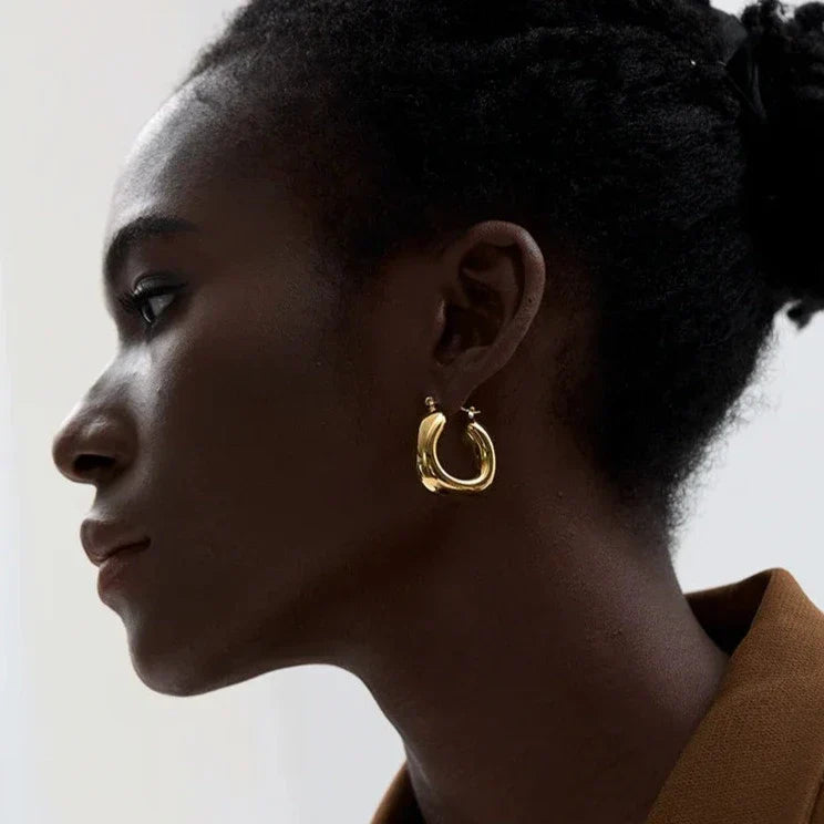 Boucle d'oreille Aro Bold (Plaqué Or 18 carats)