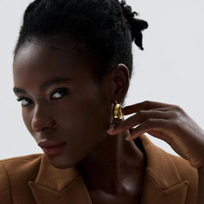 Boucle d'oreille Aro Bold (Plaqué Or 18 carats)