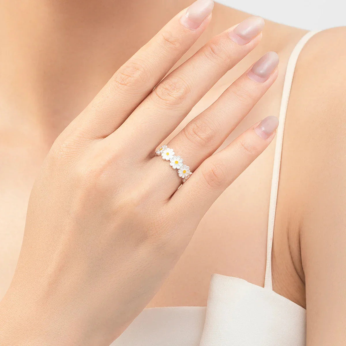 Bague Marguerite (Argent 925)