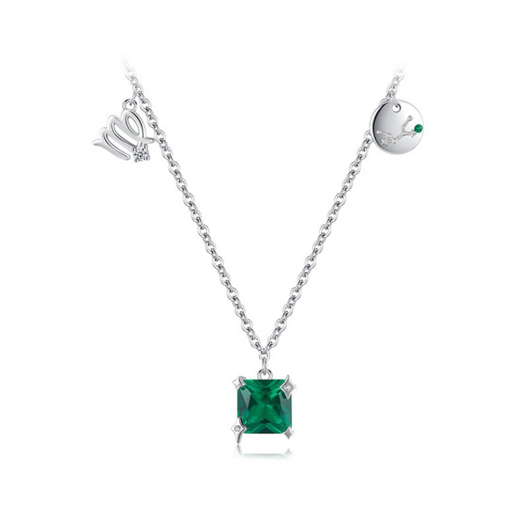 Collection Signes - Colliers avec Pendentifs et Pierres des Constellations (Argent 925)