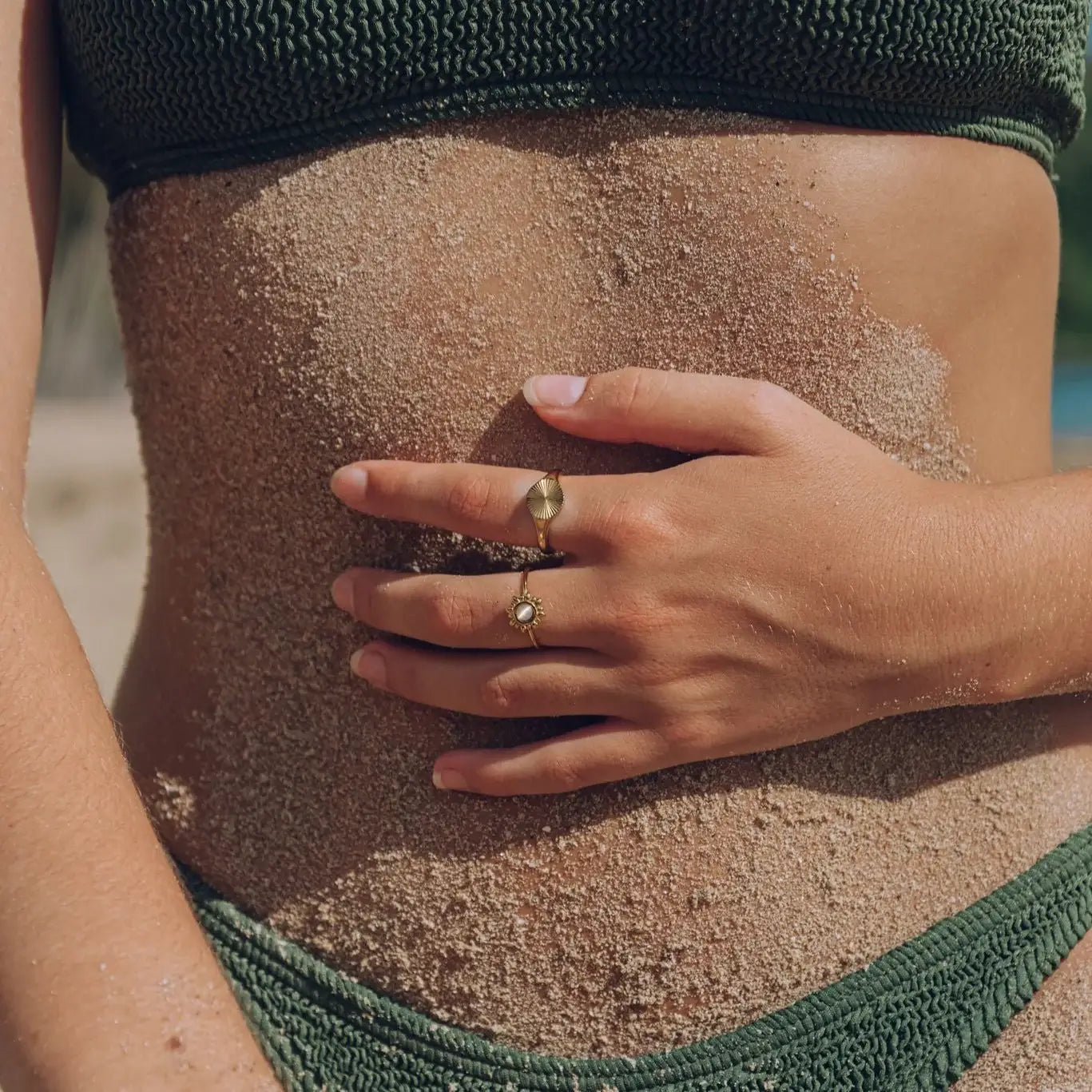 Minimalist Radiant Sun Ring