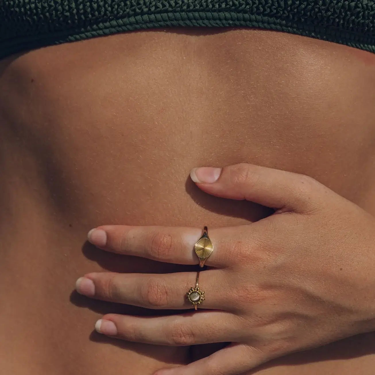 Minimalist Radiant Sun Ring