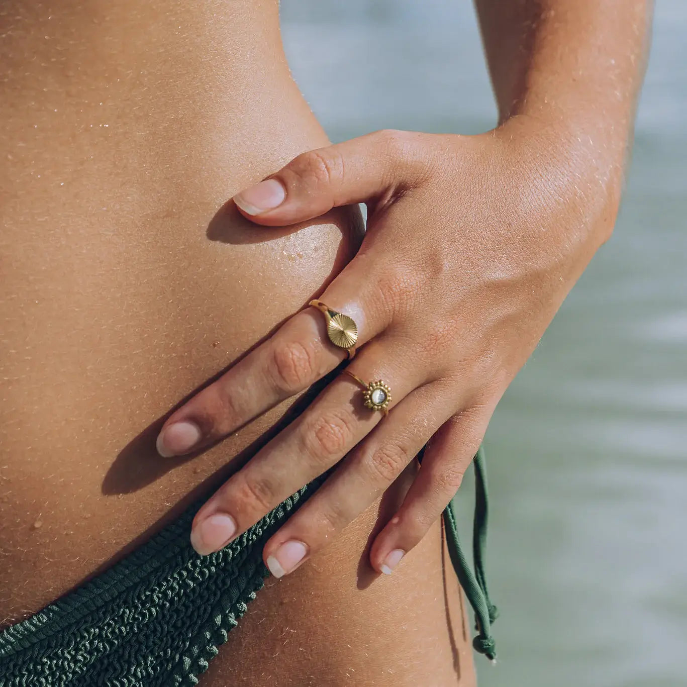Minimalist Radiant Sun Ring