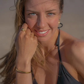 Bague Occhio (Plaqué Or)