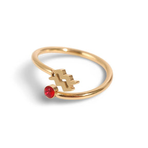 Bague Zodiaque (Plaqué Or)