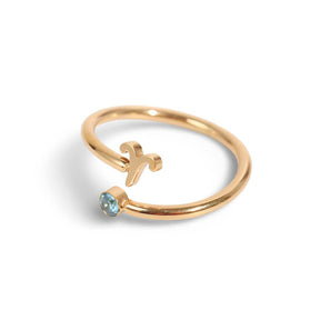 Bague Zodiaque (Plaqué Or)