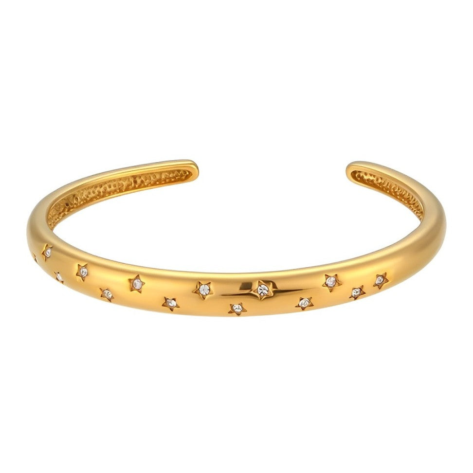 Bracelet Stella en Zircon (Plaqué Or)