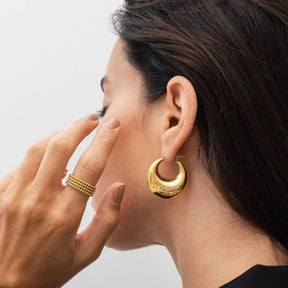 Boucles d'oreilles Aro Bold Nolita (Plaquées or)