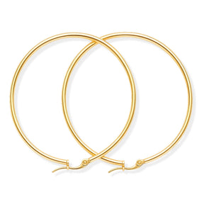 Boucle d'oreille classique (Plaqué Or)